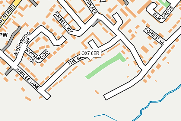 OX7 6ER map - OS OpenMap – Local (Ordnance Survey)