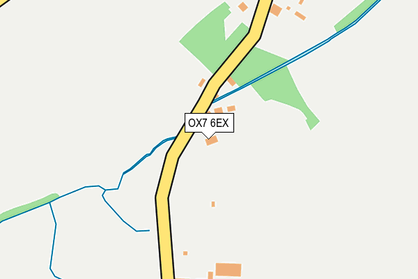 OX7 6EX map - OS OpenMap – Local (Ordnance Survey)