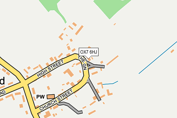 OX7 6HJ map - OS OpenMap – Local (Ordnance Survey)