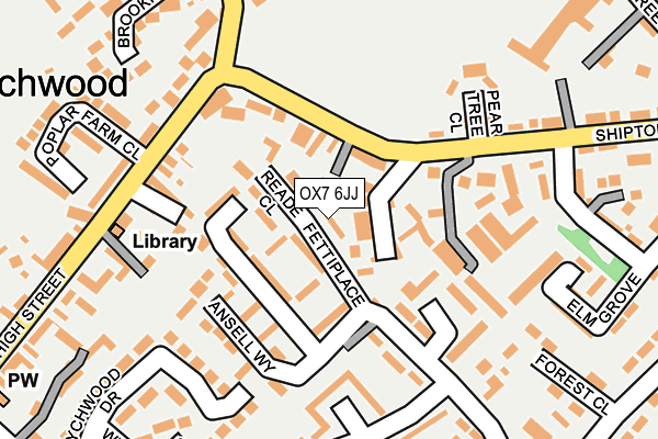 OX7 6JJ map - OS OpenMap – Local (Ordnance Survey)