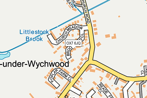 Map of HC WYCHWOOD MANAGEMENT LTD at local scale