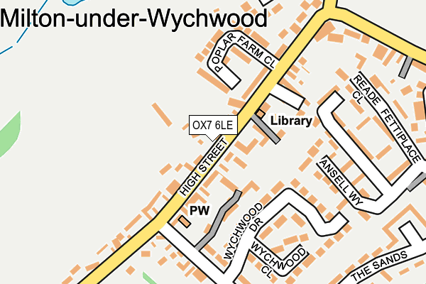 Map of WORDSEED LIMITED at local scale