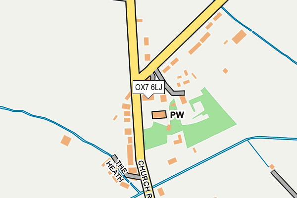 OX7 6LJ map - OS OpenMap – Local (Ordnance Survey)