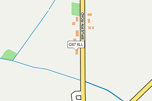 OX7 6LL map - OS OpenMap – Local (Ordnance Survey)