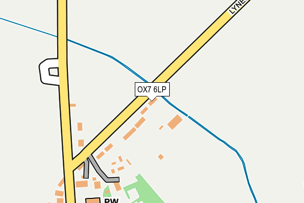 OX7 6LP map - OS OpenMap – Local (Ordnance Survey)