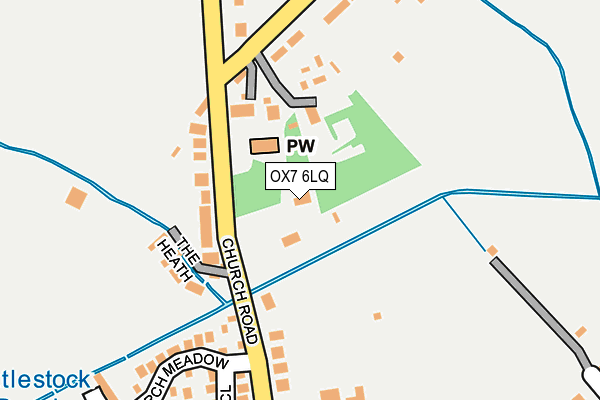 OX7 6LQ map - OS OpenMap – Local (Ordnance Survey)