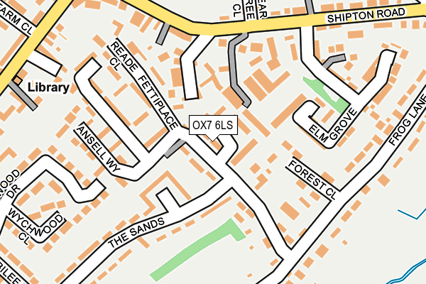 OX7 6LS map - OS OpenMap – Local (Ordnance Survey)