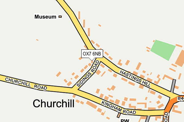 OX7 6NB map - OS OpenMap – Local (Ordnance Survey)