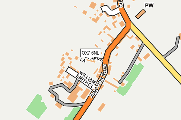 OX7 6NL map - OS OpenMap – Local (Ordnance Survey)