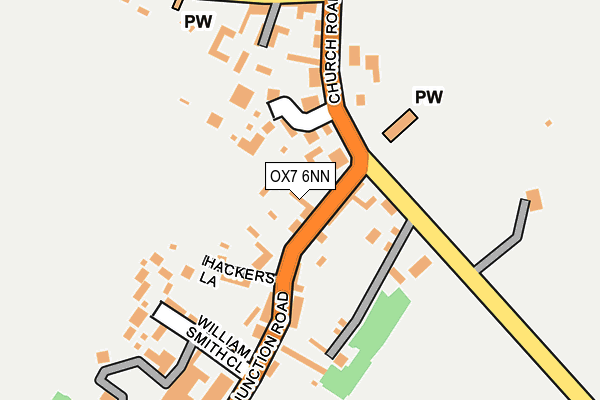 OX7 6NN map - OS OpenMap – Local (Ordnance Survey)