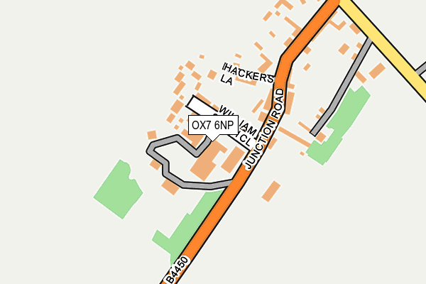 OX7 6NP map - OS OpenMap – Local (Ordnance Survey)