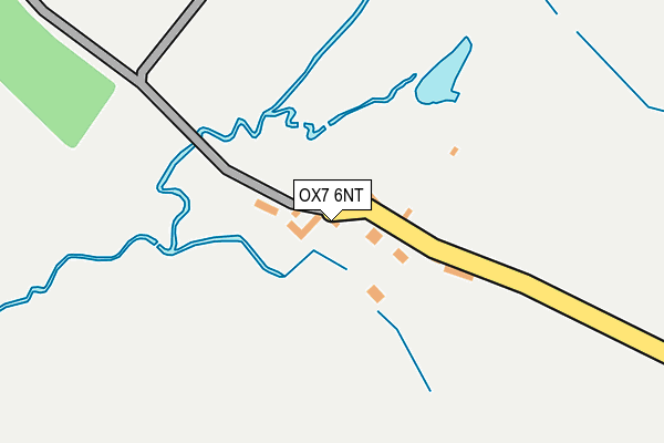 OX7 6NT map - OS OpenMap – Local (Ordnance Survey)