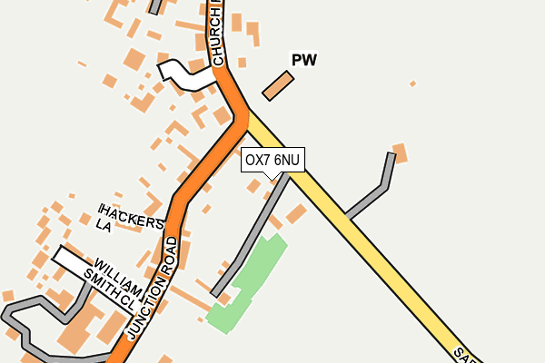 OX7 6NU map - OS OpenMap – Local (Ordnance Survey)