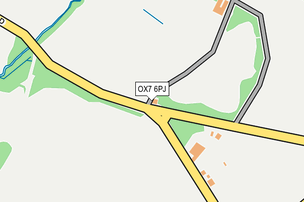 OX7 6PJ map - OS OpenMap – Local (Ordnance Survey)