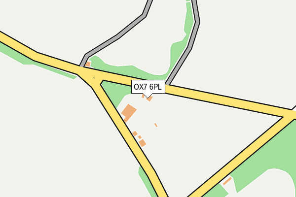 OX7 6PL map - OS OpenMap – Local (Ordnance Survey)
