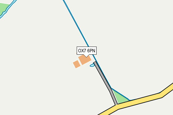 OX7 6PN map - OS OpenMap – Local (Ordnance Survey)