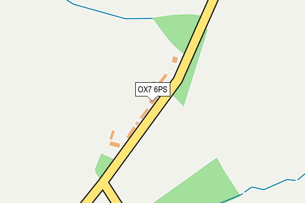 OX7 6PS map - OS OpenMap – Local (Ordnance Survey)