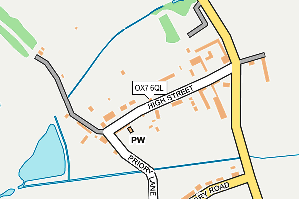 OX7 6QL map - OS OpenMap – Local (Ordnance Survey)