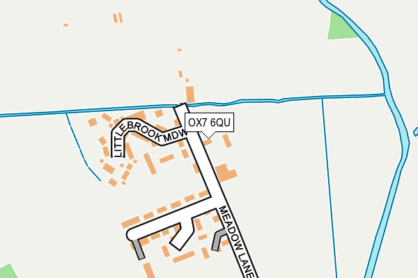 OX7 6QU map - OS OpenMap – Local (Ordnance Survey)