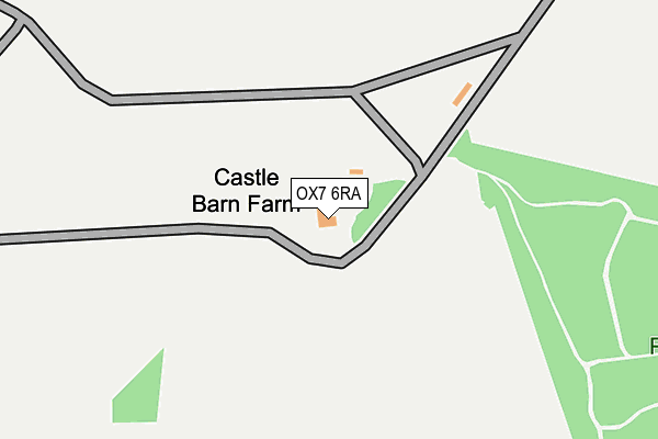 OX7 6RA map - OS OpenMap – Local (Ordnance Survey)