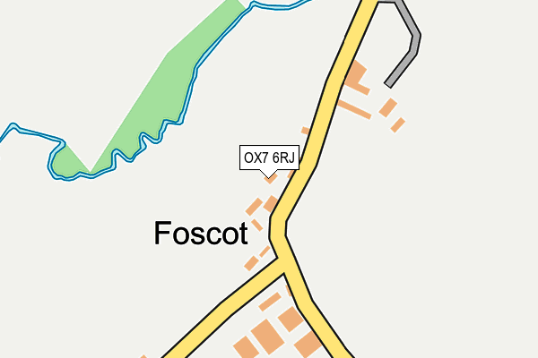 OX7 6RJ map - OS OpenMap – Local (Ordnance Survey)