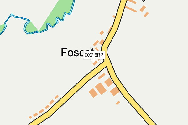OX7 6RP map - OS OpenMap – Local (Ordnance Survey)