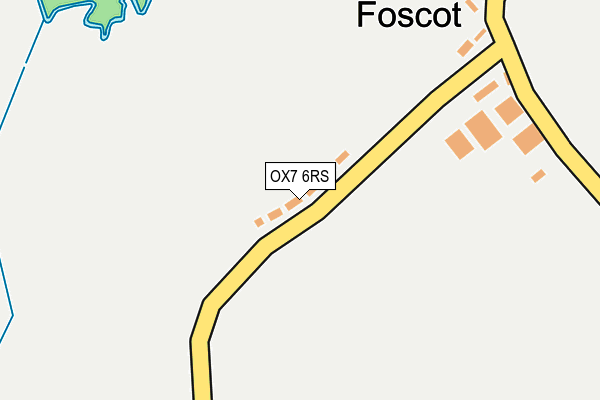 OX7 6RS map - OS OpenMap – Local (Ordnance Survey)