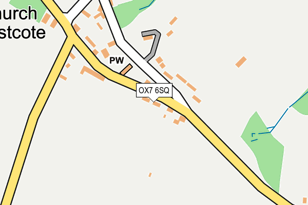 OX7 6SQ map - OS OpenMap – Local (Ordnance Survey)