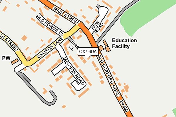 OX7 6UA map - OS OpenMap – Local (Ordnance Survey)