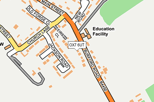 OX7 6UT map - OS OpenMap – Local (Ordnance Survey)