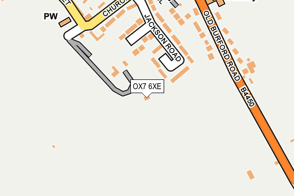 OX7 6XE map - OS OpenMap – Local (Ordnance Survey)