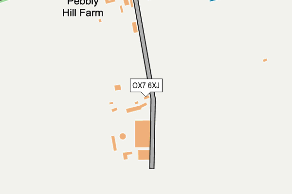 OX7 6XJ map - OS OpenMap – Local (Ordnance Survey)