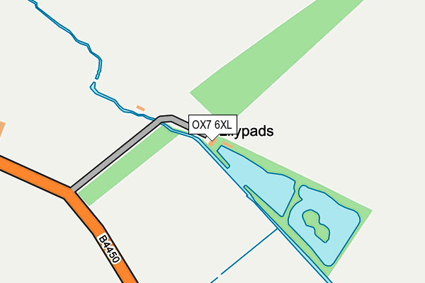 OX7 6XL map - OS OpenMap – Local (Ordnance Survey)