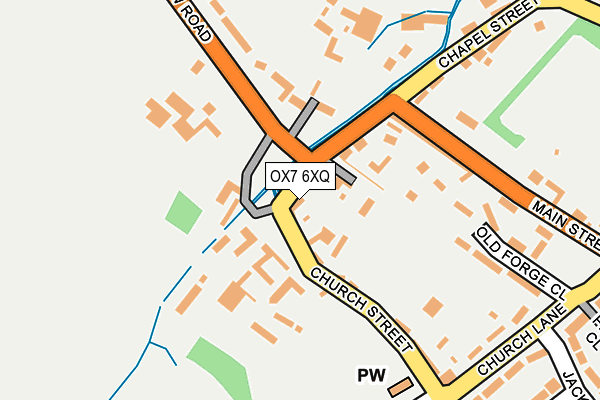 OX7 6XQ map - OS OpenMap – Local (Ordnance Survey)