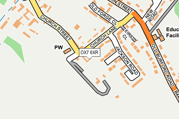 OX7 6XR map - OS OpenMap – Local (Ordnance Survey)