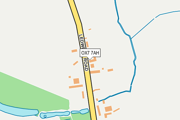 OX7 7AH map - OS OpenMap – Local (Ordnance Survey)