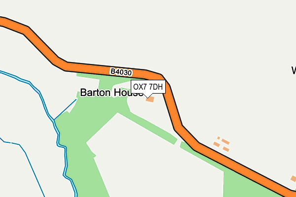 OX7 7DH map - OS OpenMap – Local (Ordnance Survey)