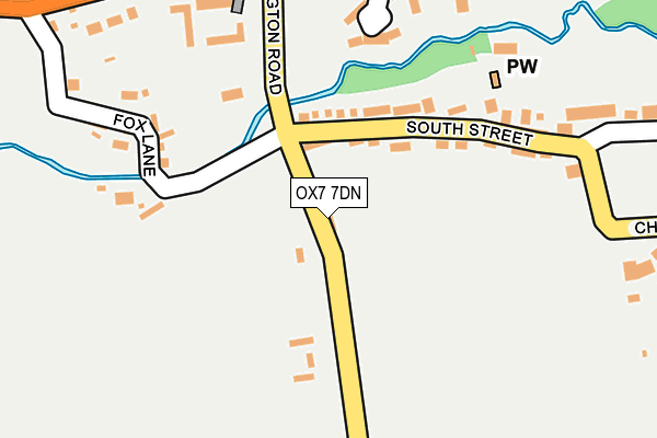 OX7 7DN map - OS OpenMap – Local (Ordnance Survey)