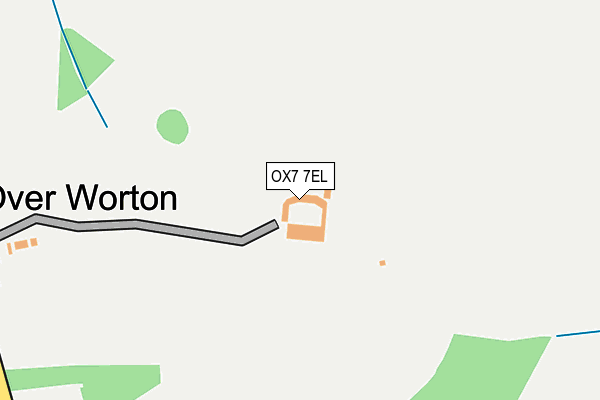 OX7 7EL map - OS OpenMap – Local (Ordnance Survey)