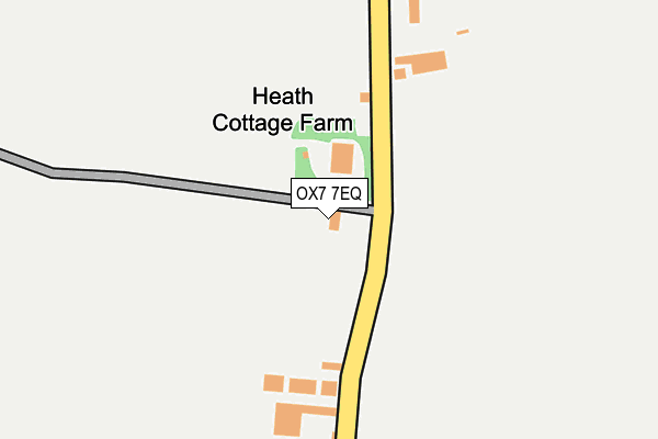 OX7 7EQ map - OS OpenMap – Local (Ordnance Survey)