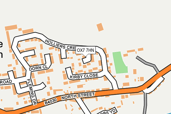 OX7 7HN map - OS OpenMap – Local (Ordnance Survey)