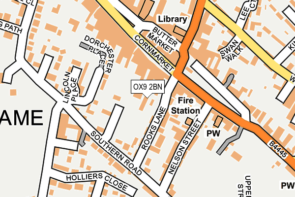 OX9 2BN map - OS OpenMap – Local (Ordnance Survey)