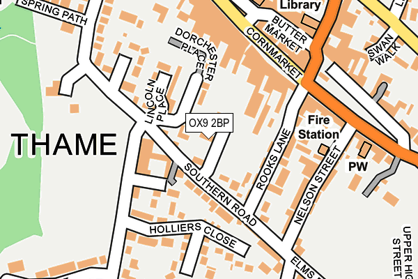 OX9 2BP map - OS OpenMap – Local (Ordnance Survey)