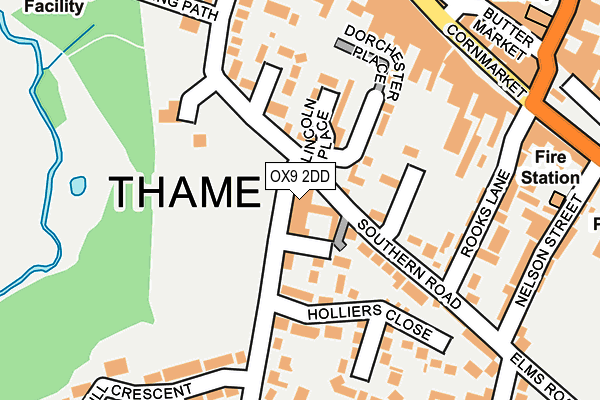 OX9 2DD map - OS OpenMap – Local (Ordnance Survey)