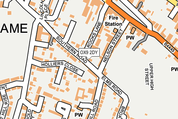 OX9 2DY map - OS OpenMap – Local (Ordnance Survey)