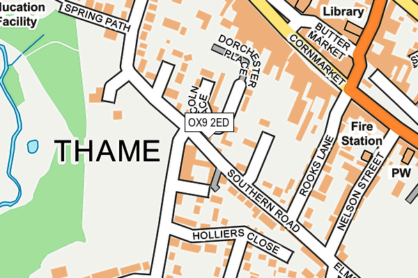 Map of GROVES OF THAME (HOLDINGS) LIMITED at local scale