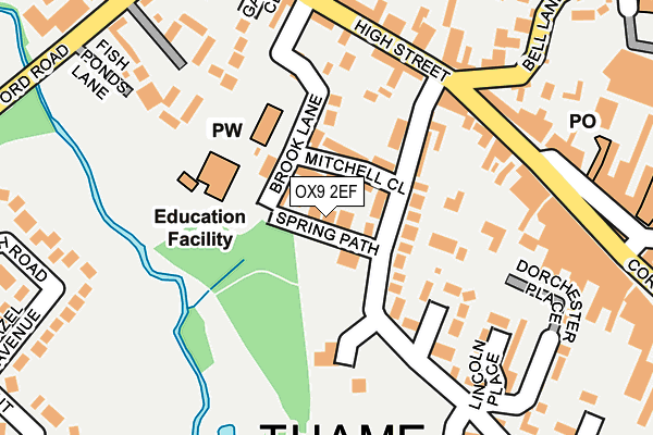 OX9 2EF map - OS OpenMap – Local (Ordnance Survey)