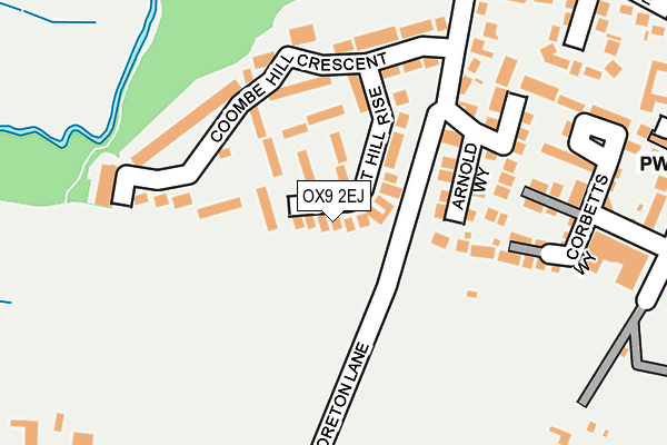 OX9 2EJ map - OS OpenMap – Local (Ordnance Survey)