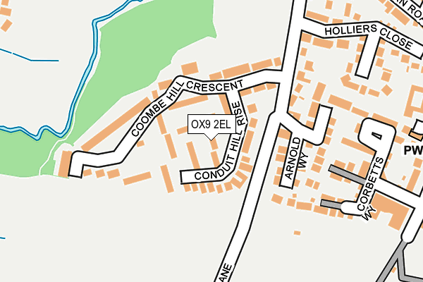 OX9 2EL map - OS OpenMap – Local (Ordnance Survey)