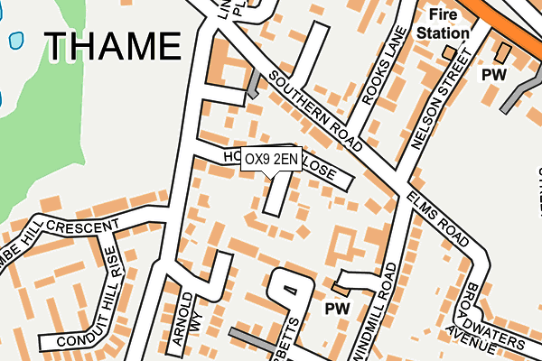 OX9 2EN map - OS OpenMap – Local (Ordnance Survey)
